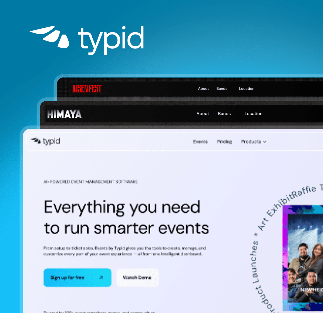 Typid — event management software